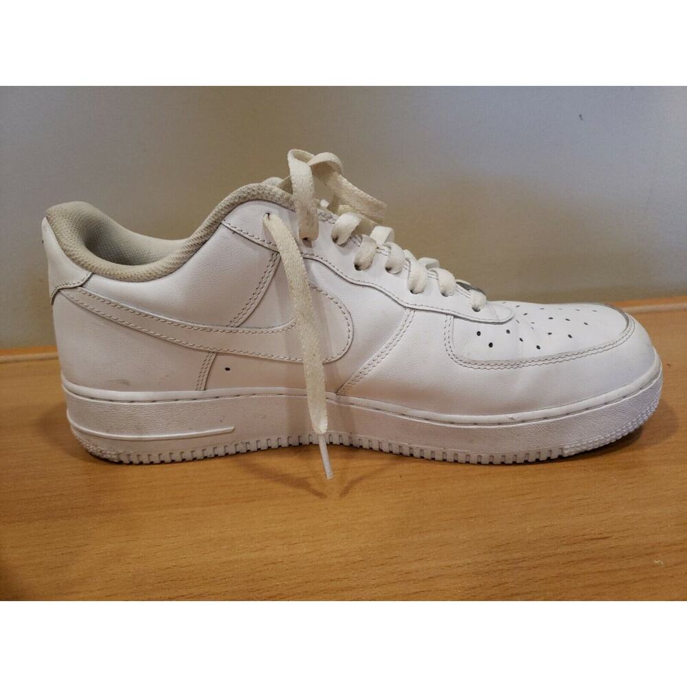 Nike Air Force 1 07 Men's Shoes White/White 315122-111 Size 12 - Picture 7 of 12